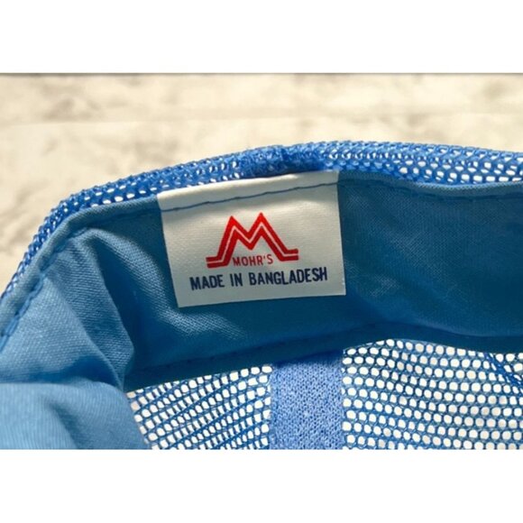Family Reunion Trucker Hat Snapback Cap 2005 Mohrs Baby Blue Solid Pattern - Picture 4 of 11